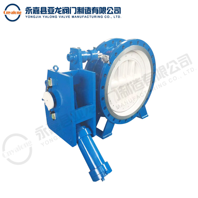 蓄能式液控缓闭止回蝶阀HD743H-DN600